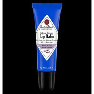 Jack Black Intense Therapy Lip Balm SPF 25 Black Tea & Blackberry NEW
